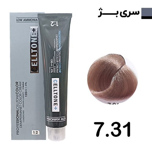 رنگ مو بلوند بژ متوسط سلتون پلاس شماره 7.31