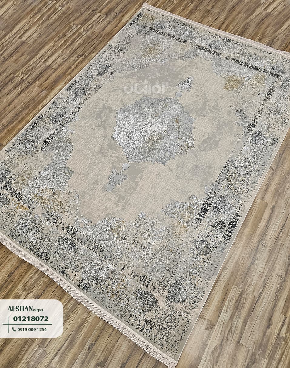 فرش 1200 شانه گل برجسته طرح نسترن کد 01218072 هلن