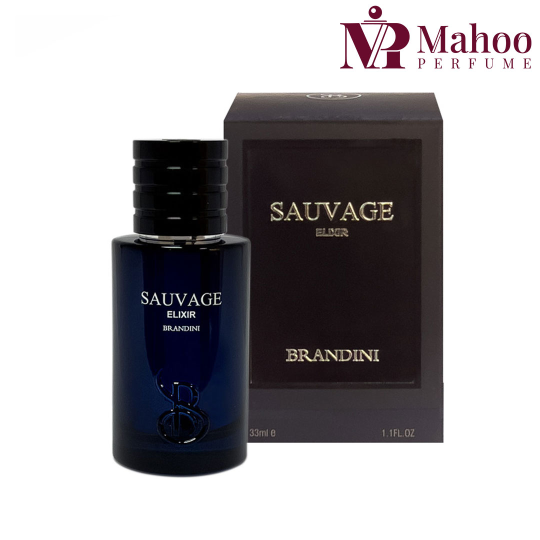 عطر جیبی ساواج الکسیر دیور برندینی مردانه 33 میل | Brandini dior sauvage elexir