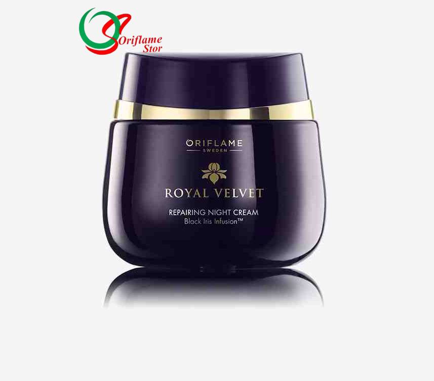 کرم شب لیفتینگ تخصصی +40 رویال ولوت اوریفلیم (22814) Royal Velvet Repairing Night Cream