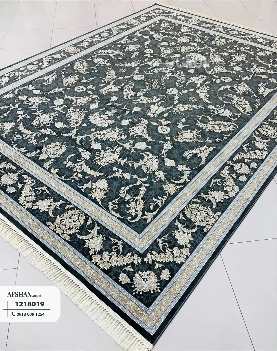 فرش 1200شانه آکرولیک طرح ساحل کد 1218019 غزل