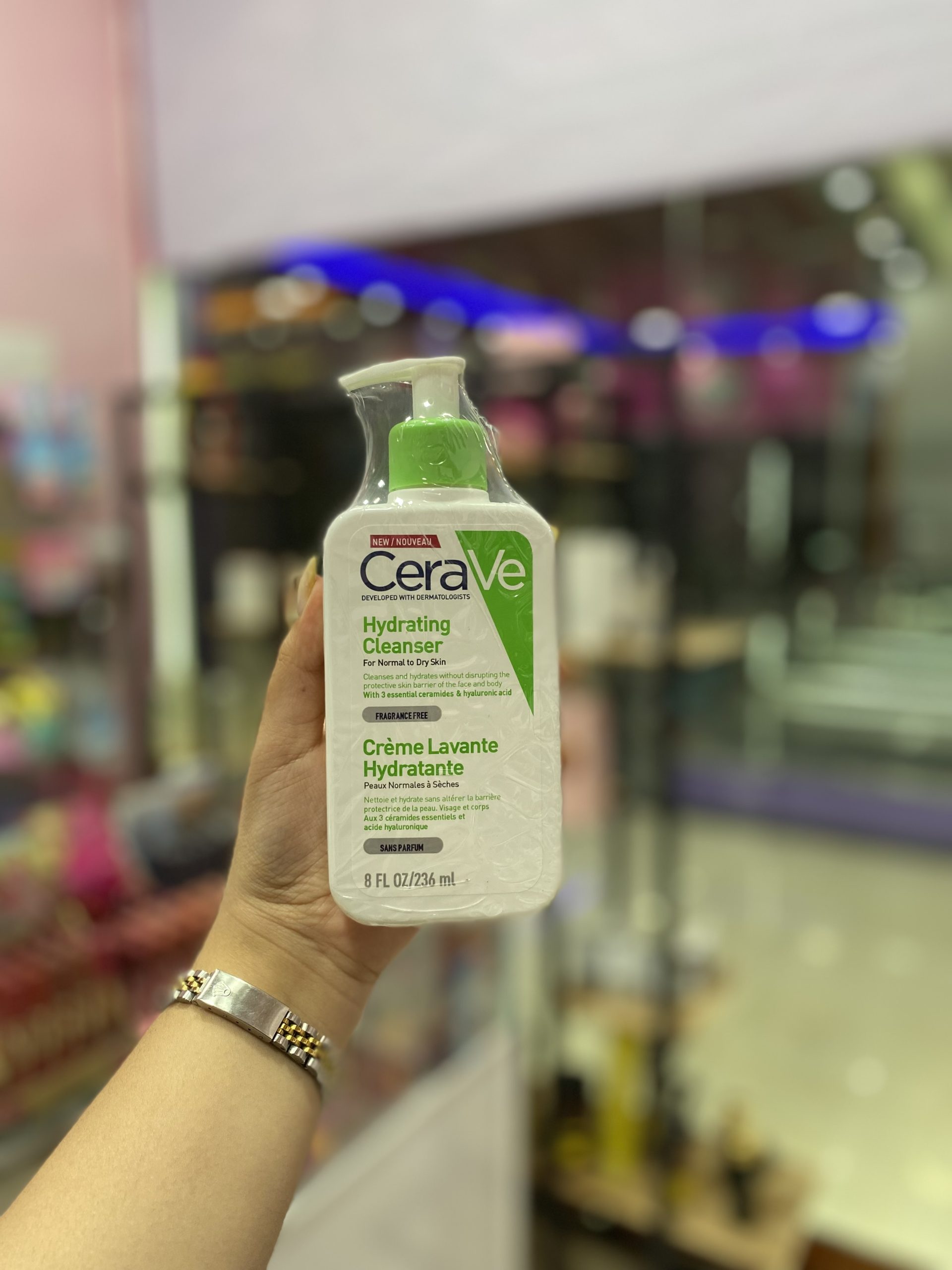 ژل/شوینده مرطوبکننده صورت سراوی مدل Hydrating Cleanser حجم 236 میلیلیتر