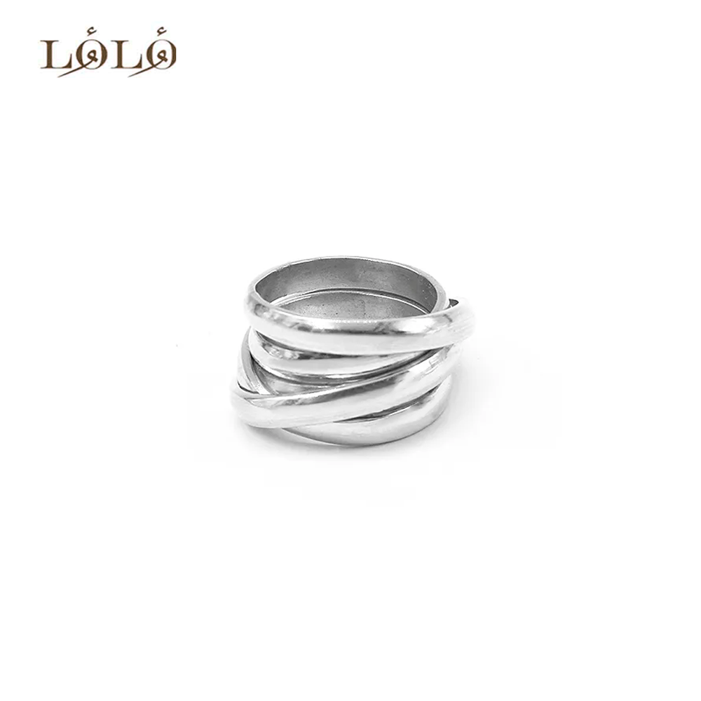 انگشتر نقره چند حلقه
