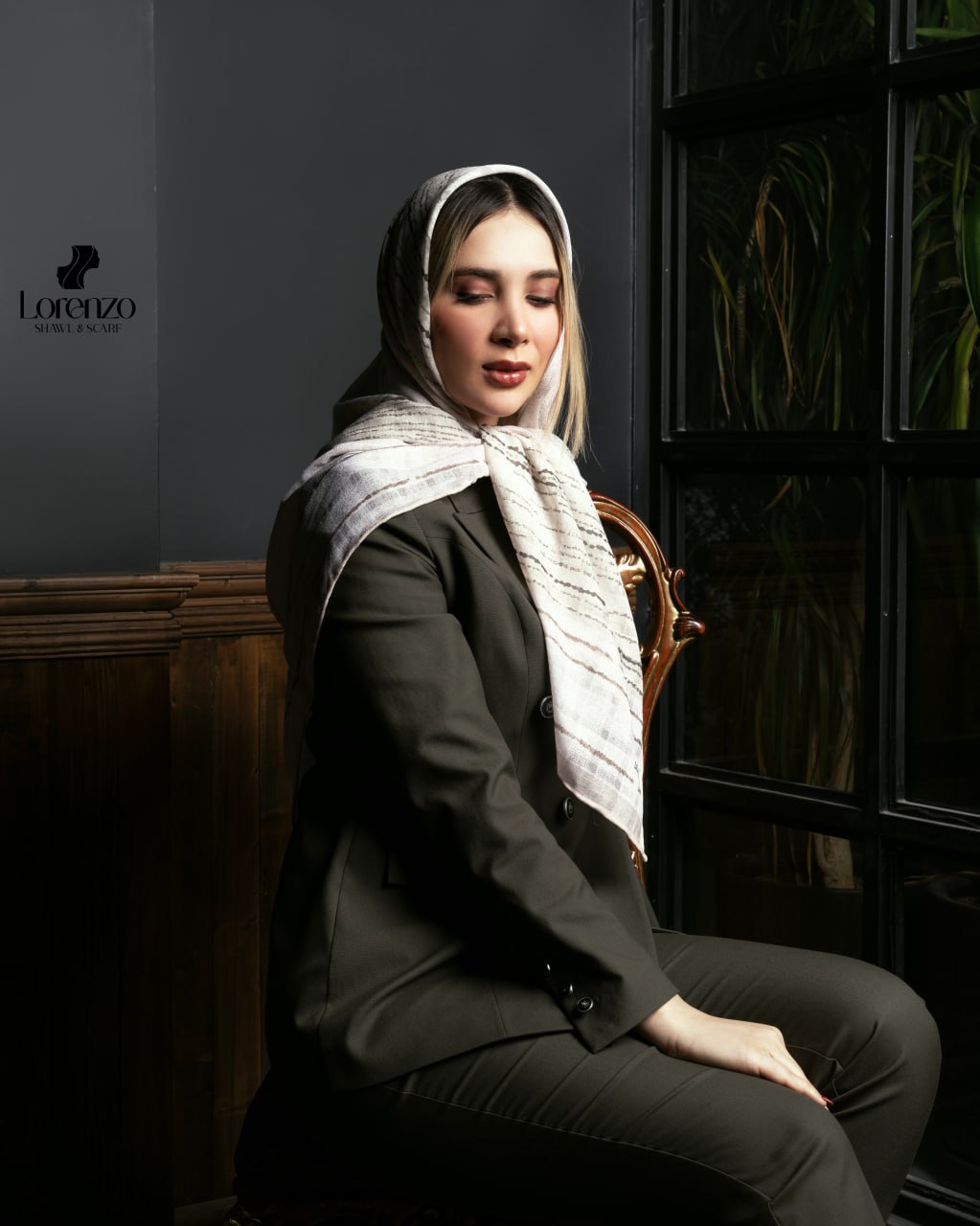 روسری فلورانس ( تِم رنگبندی )