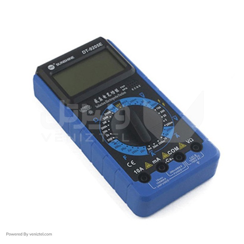 مولتی متر دیجیتال سانشاین مدل SUNSHINE DT-9205E