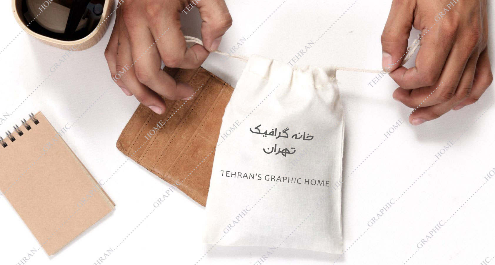 کیسه پارچه ای سرجمع شو تعداد کم