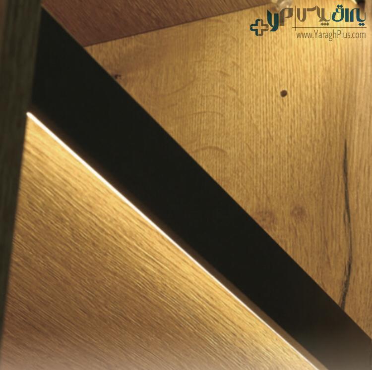 چراغ LED داخل کمد و کابینت جهت جلوی شلف چوبی فانتونی