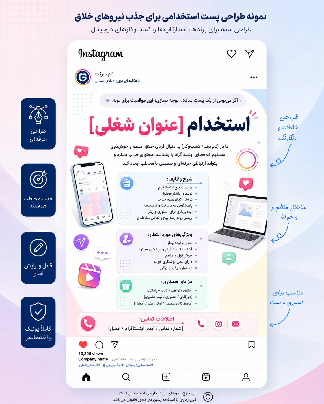 پرامپت استخدام ادمین