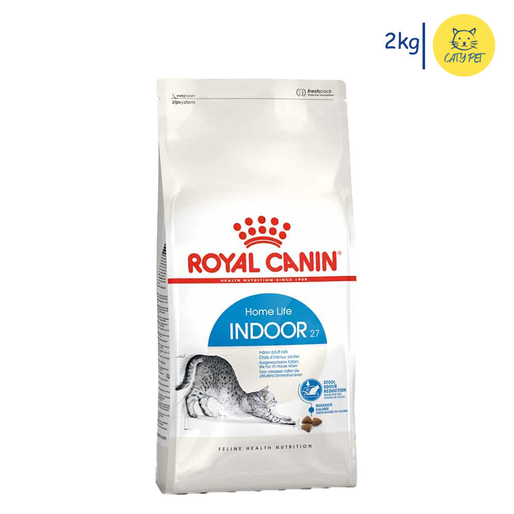 غذای خشک گربه بالغ رویال کنین ایندور گربه داخل خانه Indoor وزن 2 کیلوگرم