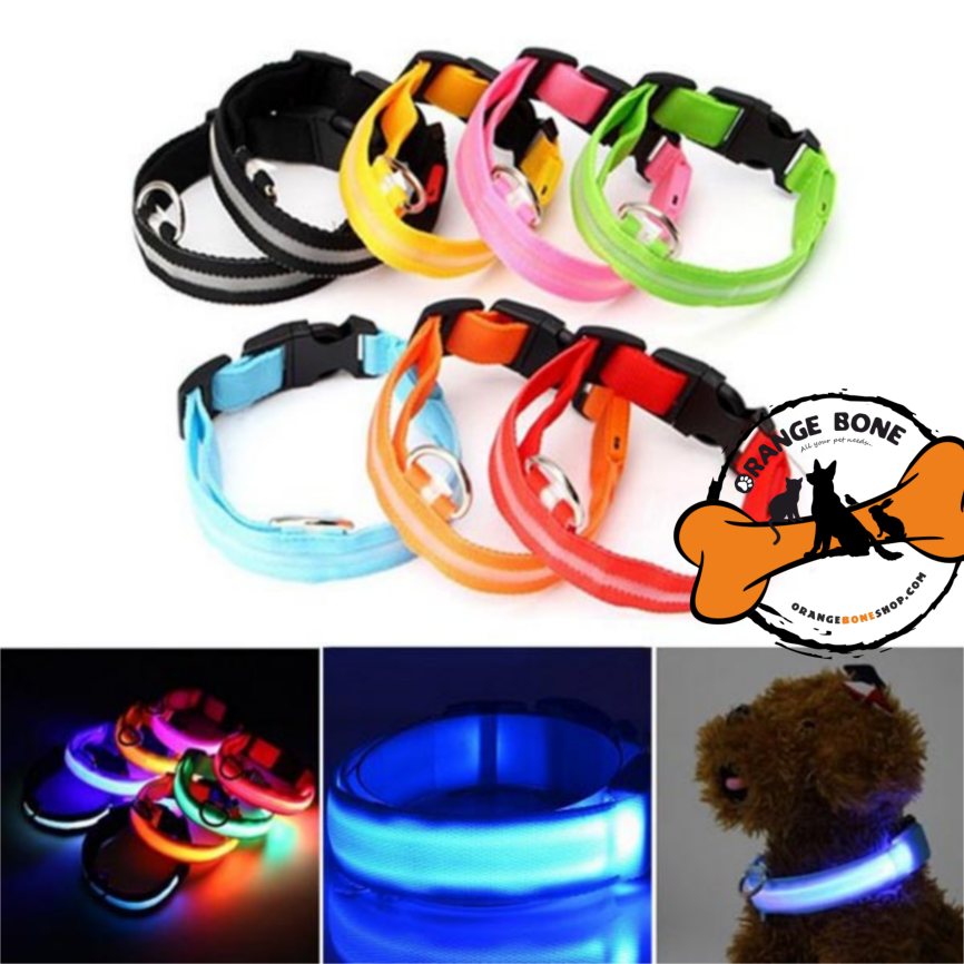 قلاده گردنی چراغ دار مخصوص سگ (قلاده LED)