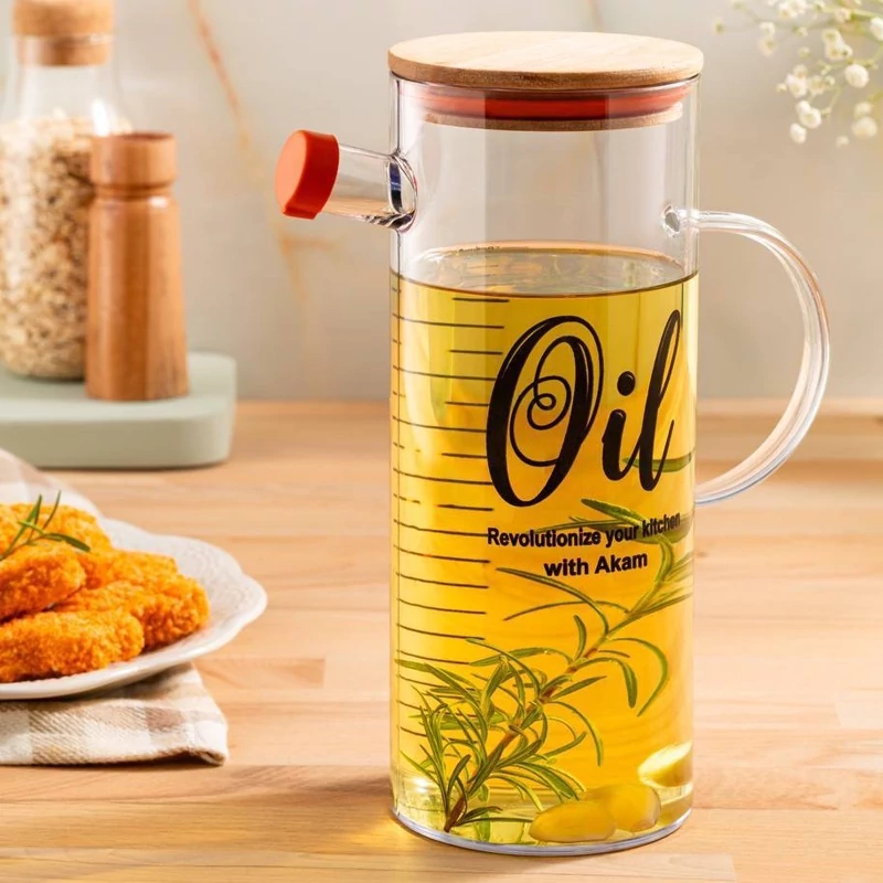 روغن ریز 1 لیتری درب چوبی برند آکام
