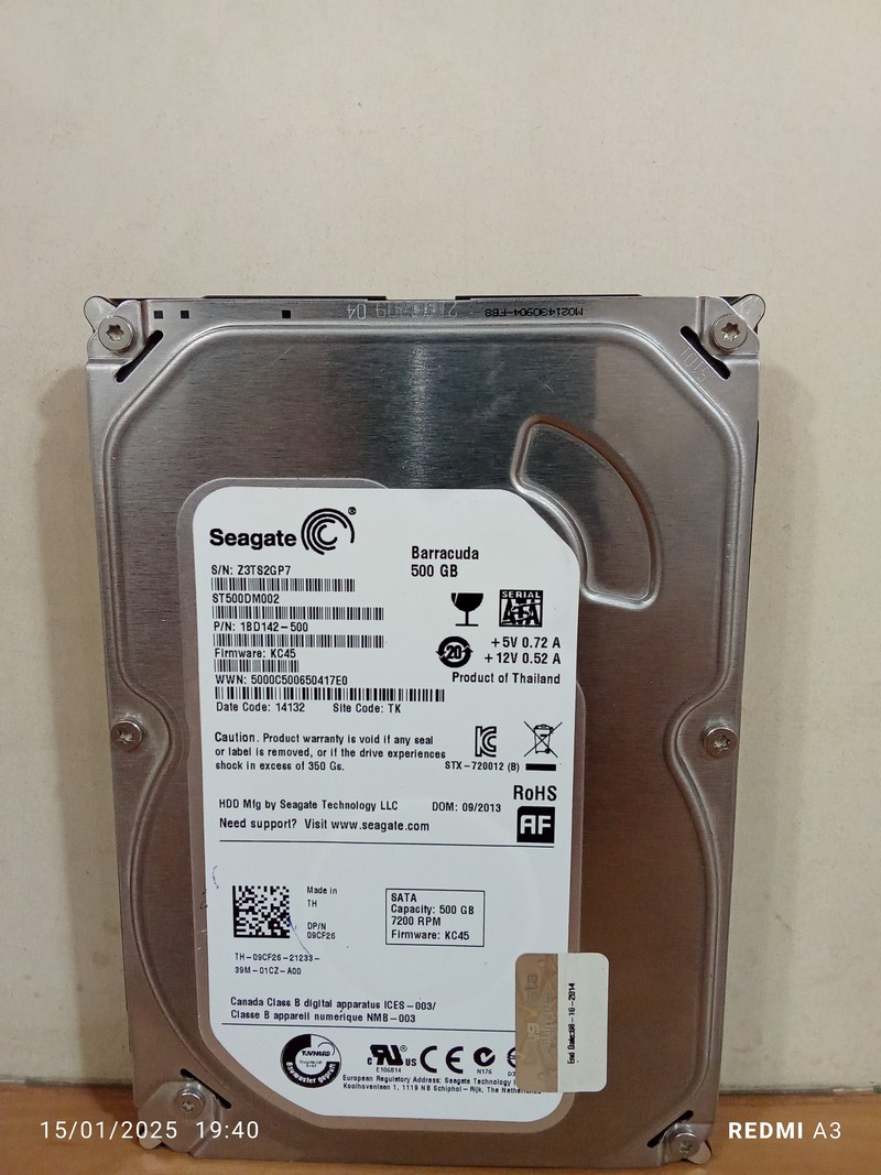 هارد استوک 500گیگ  SEAGATE(کد HD-M-P7)