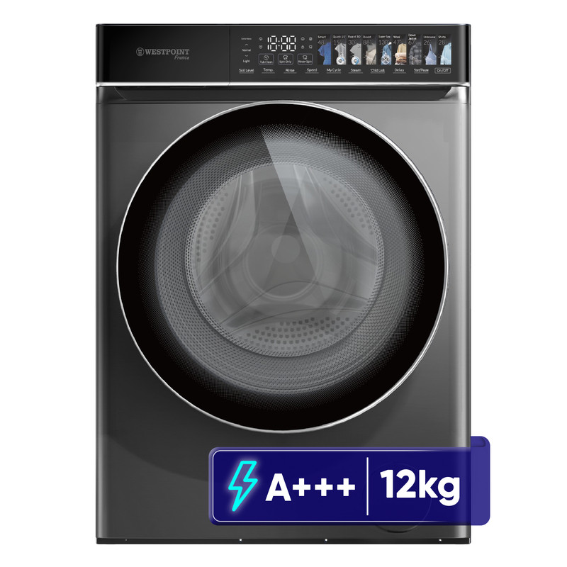 ماشین لباسشویی 12 کیلوگرم اتوماتیک وست پوینت مدل WMSD-12124.ES - سفید