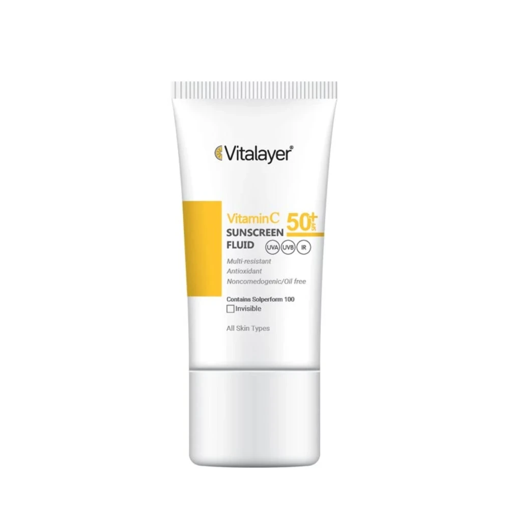 ضد آفتاب فلوئید بی رنگ SPF50 ویتالیر