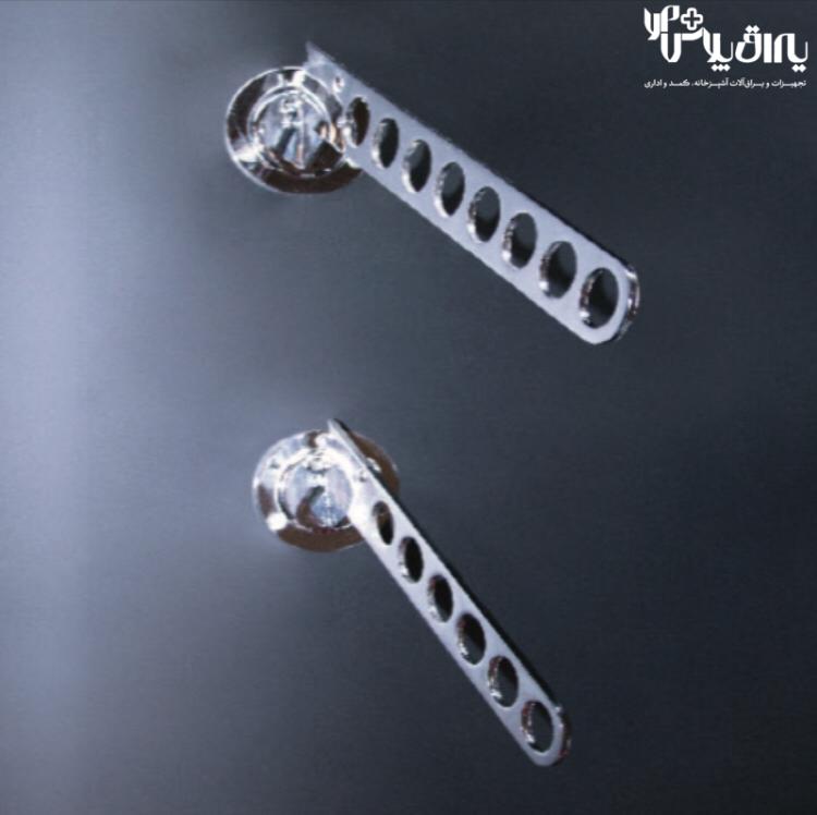 هنگر مشکی زاویه متغیر داخل کمد لباس 6 سوراخ فانتونی j160