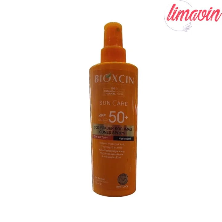 اسپری ضدآفتاب بیوکسین spf50 انواع پوست حجم 200 میل