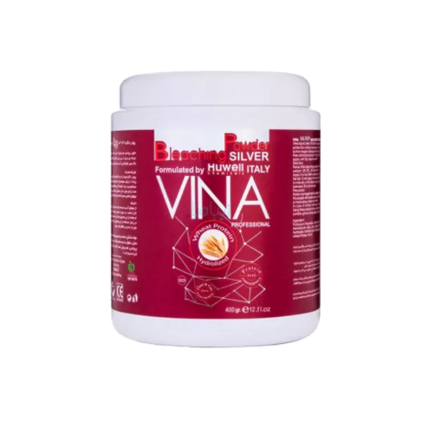 پودر دکلره وینا نقره ای ۴۰۰ گرمی VINA