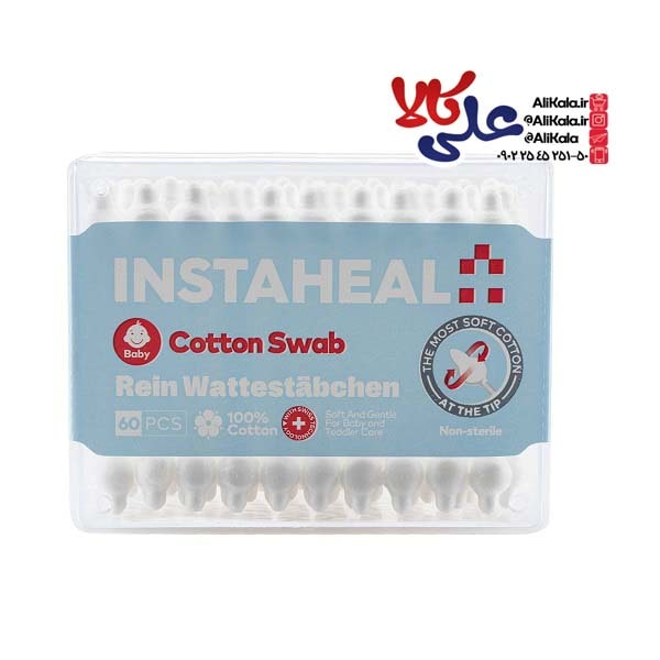گوش پاک کن محافظ دار اینستاهیل Instaheal بسته 60 عددی