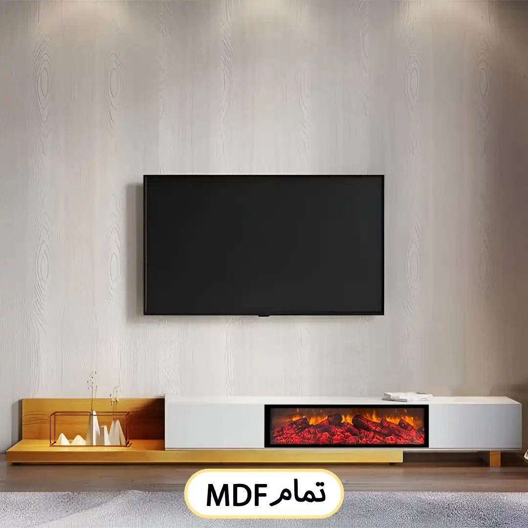 میز تلویزیون شومینه ایرانیان کد 118