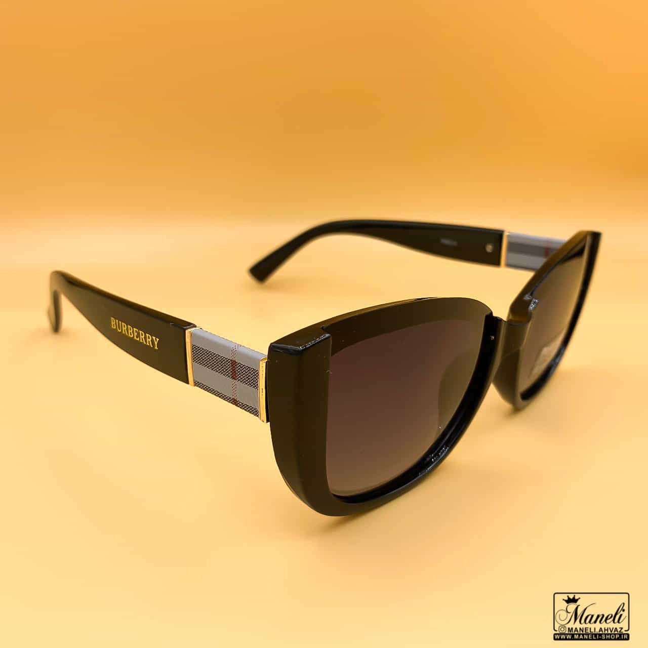 عینک گربه ای زنانه مشکی burberry 14011250