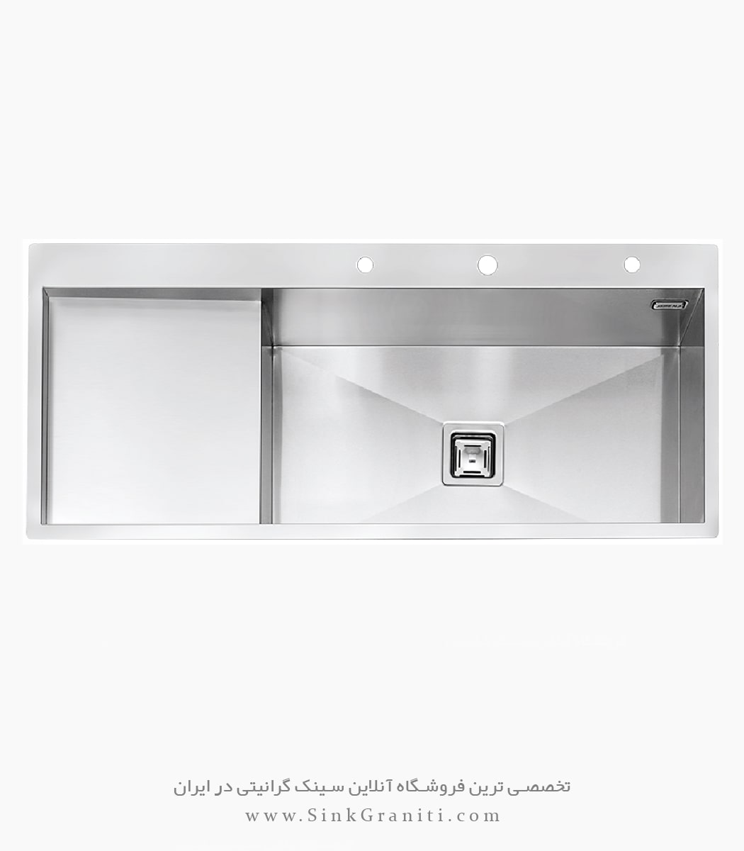 سینک ایلیا استیل مدل 6032 توکار لیوان شور