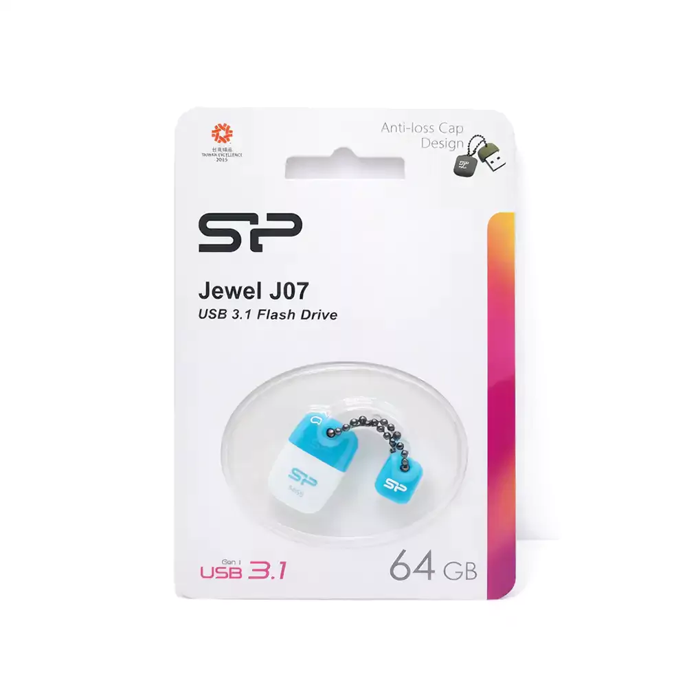 فلش مموری سیلیکون پاور (Silicon Power) مدل (‌J07) – 64GB
