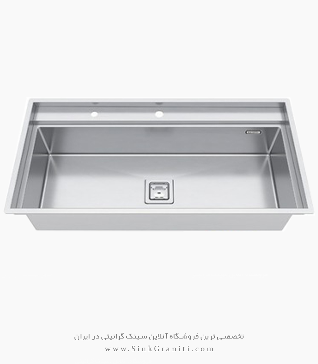سینک ایلیا استیل مدل 6065 سایز 104 دوپله