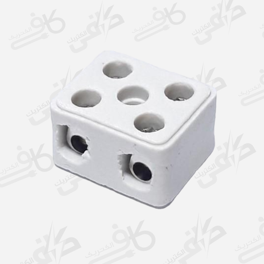 ترمینال چینی بزرگ دو خانه 15 آمپر