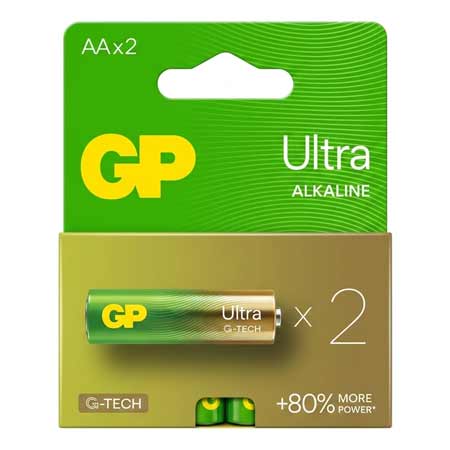 باتری قلمی آلکالاین (GP Ultra AAx2)
