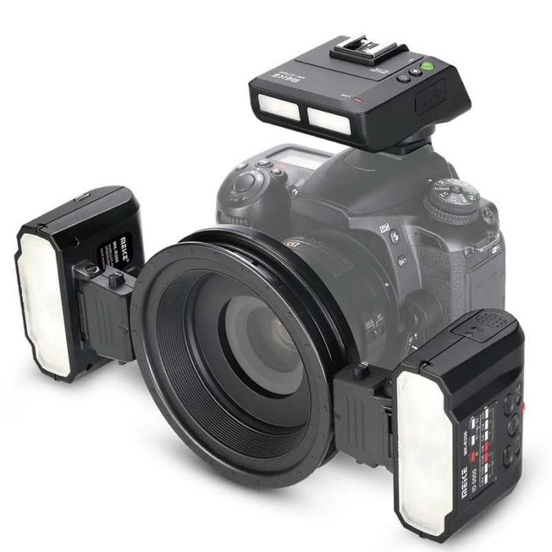 فلاش ماکرو دوتایی میک مدل Meike MK-MT24 II TTL MacroTwin Flash مناسب کانن