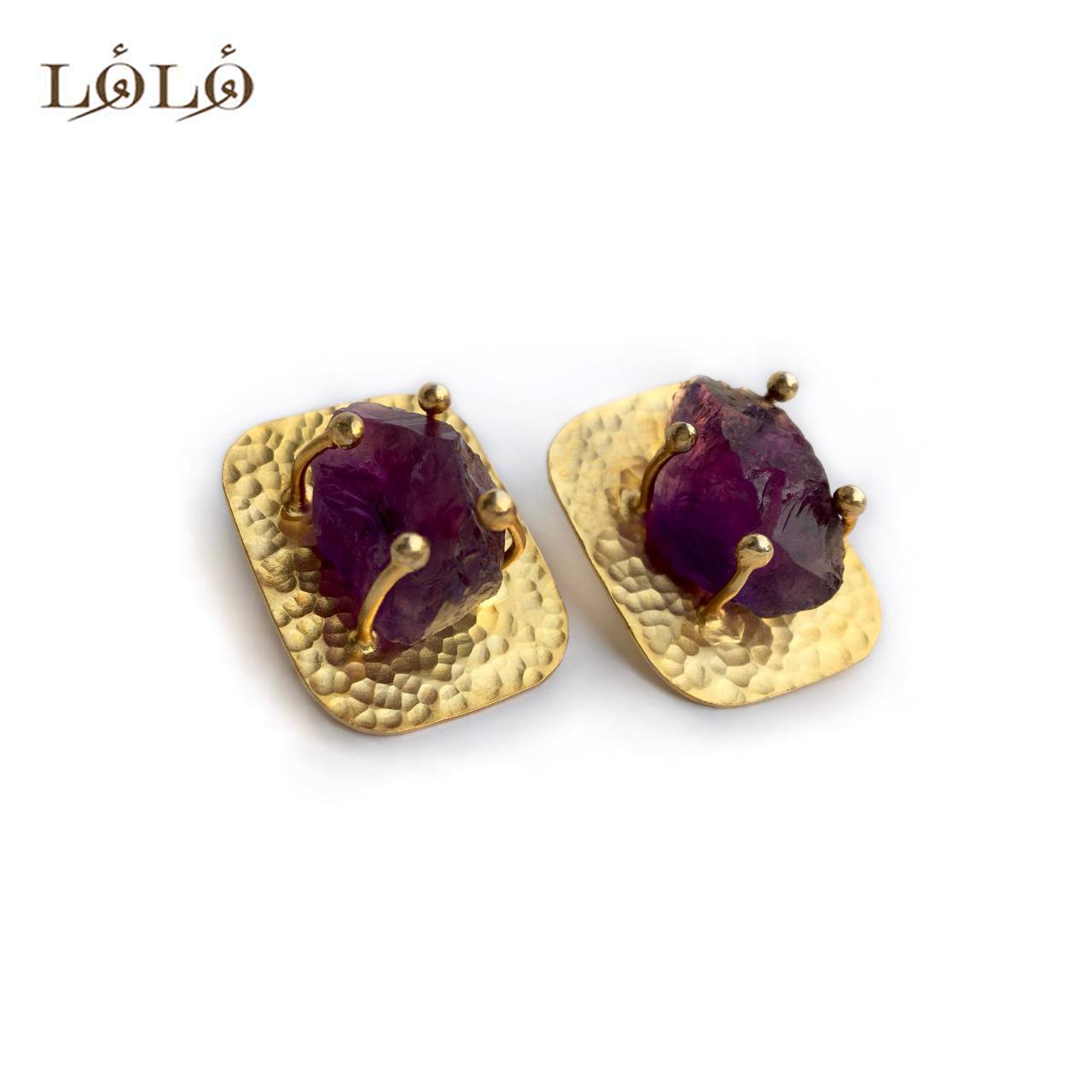 گوشواره نقره راف آمیتیس