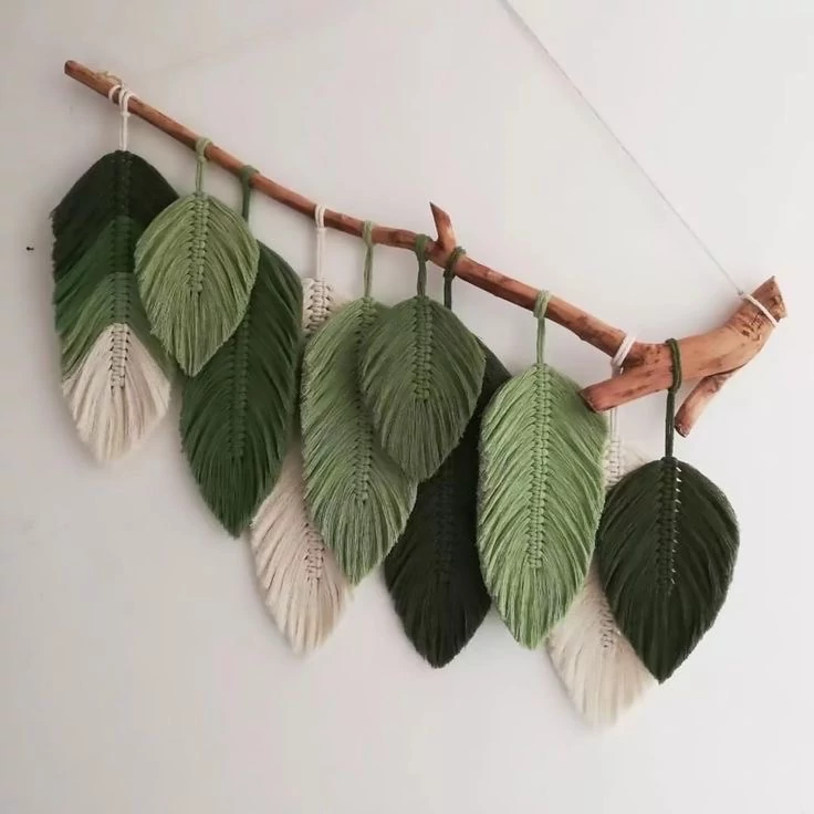 دیوارکوب مکرومه طرح پری سیما