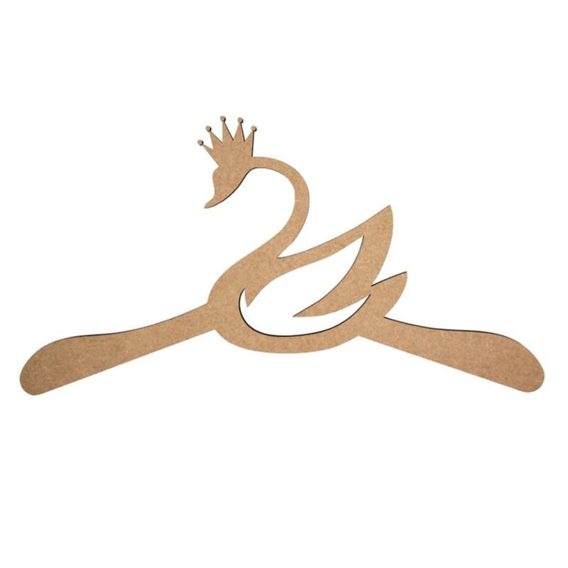 رخت آویز چوبی طرح قو
