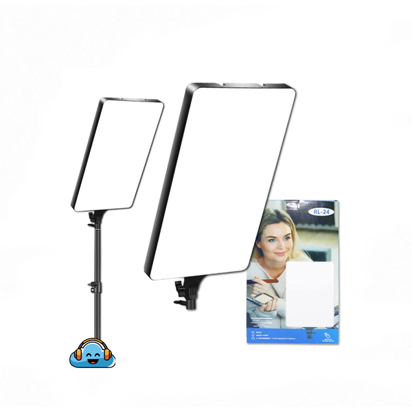 نور ثابت ال ای دی مدل RL-24K به همراه سه پایه LED Photographic Fill Light
