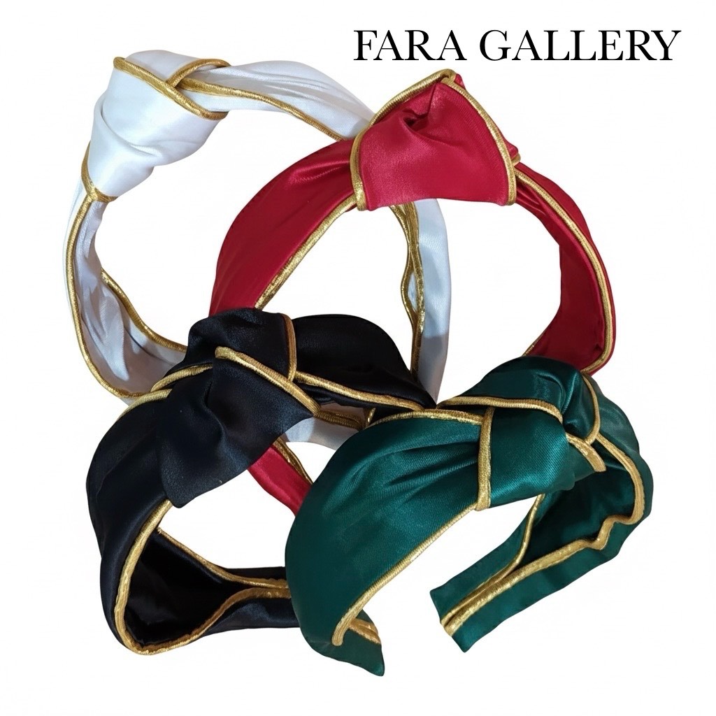 تل گره ای ساتن مغزی دار کد HF23