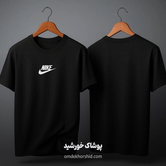 تیشرت پنبه مشکی نایک مردانه زنانه