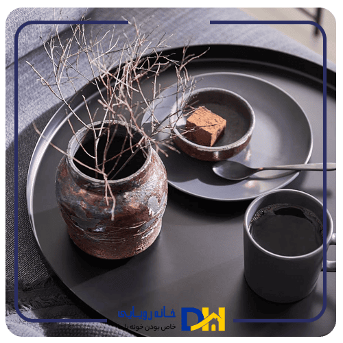میز سینی دار مشکی ایکیا GLADOM