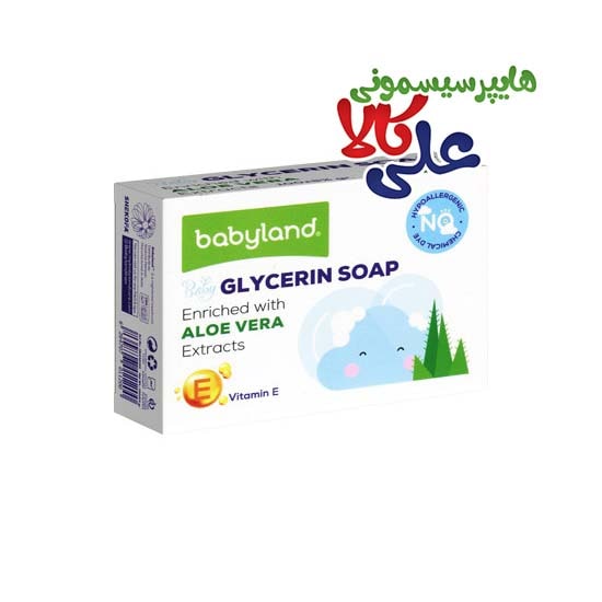 صابون بچه آلوئه ورا ضد التهاب بیبی لند 100 گرم