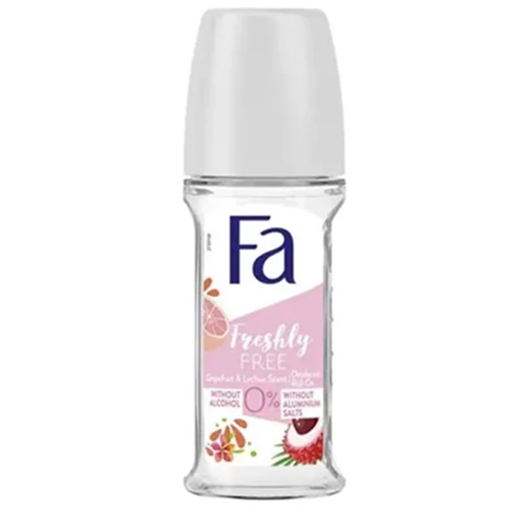 رول ضد تعریق زنانه فا Fa مدل Freshly Feel Good رایحه گریپ فروت و لیچی