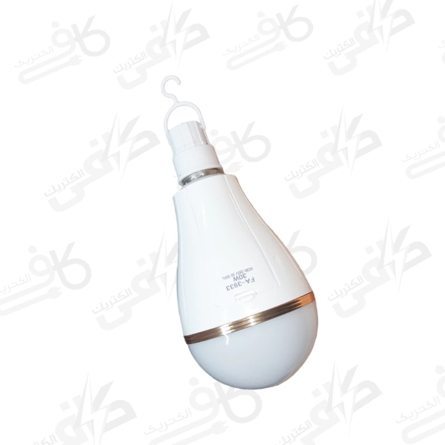 چراغ شارژی لامپی 30 وات 3 باتری FA-3933