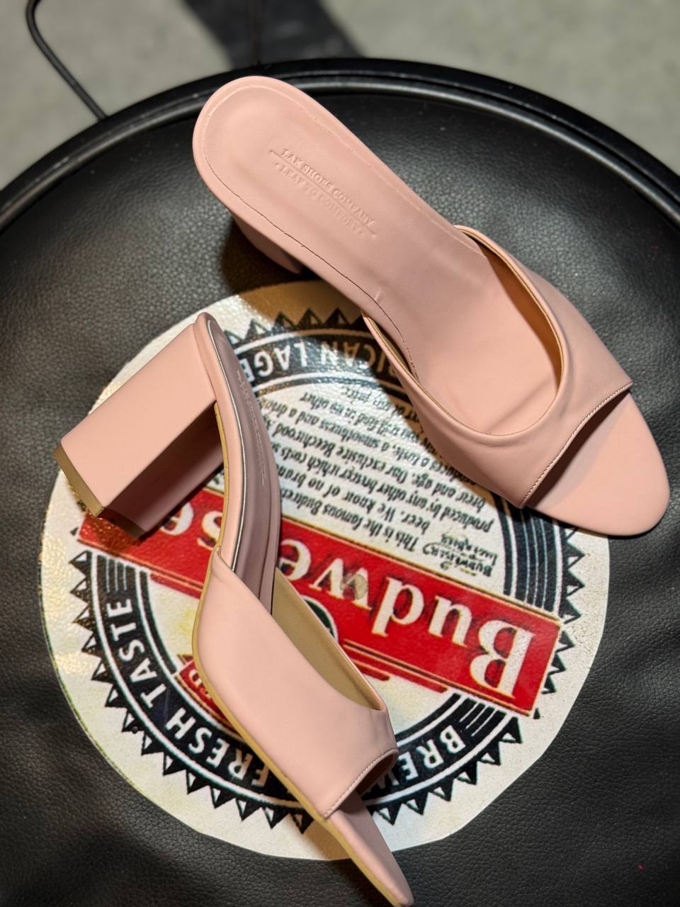 صندل پاشنه دار لنا - صورتی, 40