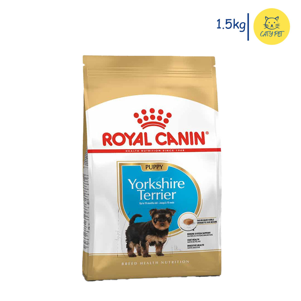 غذای خشک توله سگ رویال کنین نژاد یورکشایر Yorkshire Terrier Puppy وزن 1.5 کیلوگرم