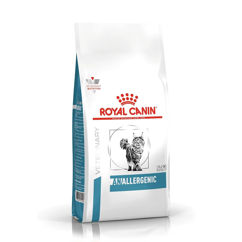 غذا خشک گربه بالغ رویال کنین مدل Anallergenic وزن 2 کیلوگرم