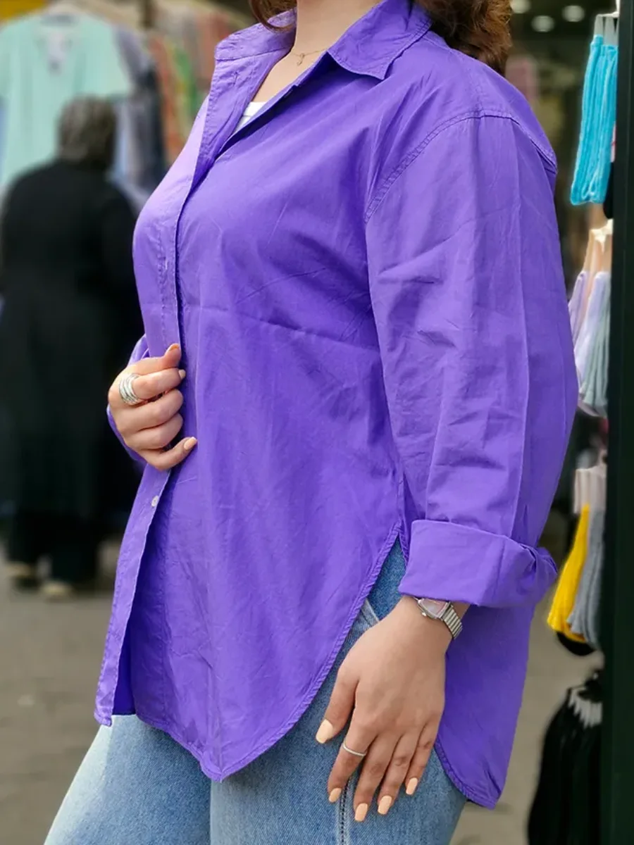 شومیز بنفش