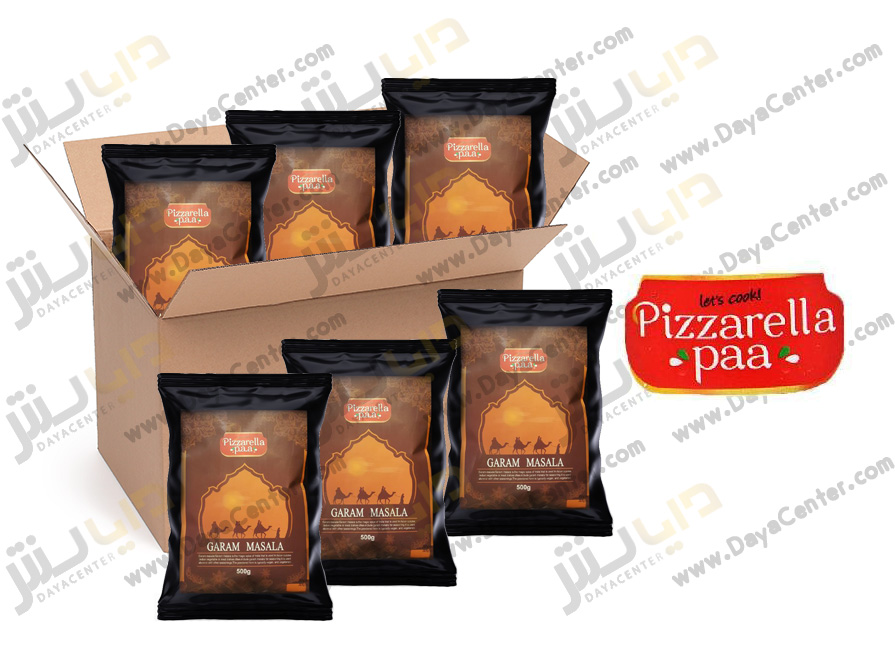 ادویه گرام ماسالا پیزارلا کارتن 25 عددی