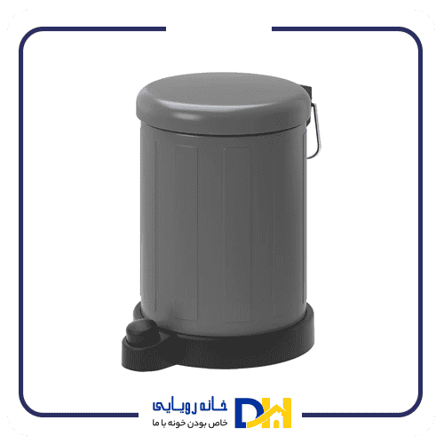 سطل فلزی سفید پدالی ایکیا TOFTAN