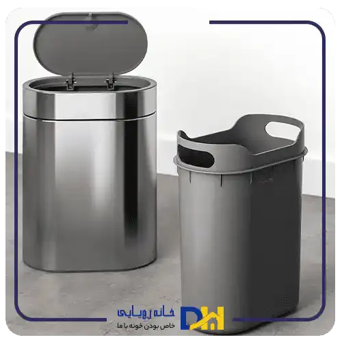 سطل مینی استیل چندحالته ایکیا BROGRUND