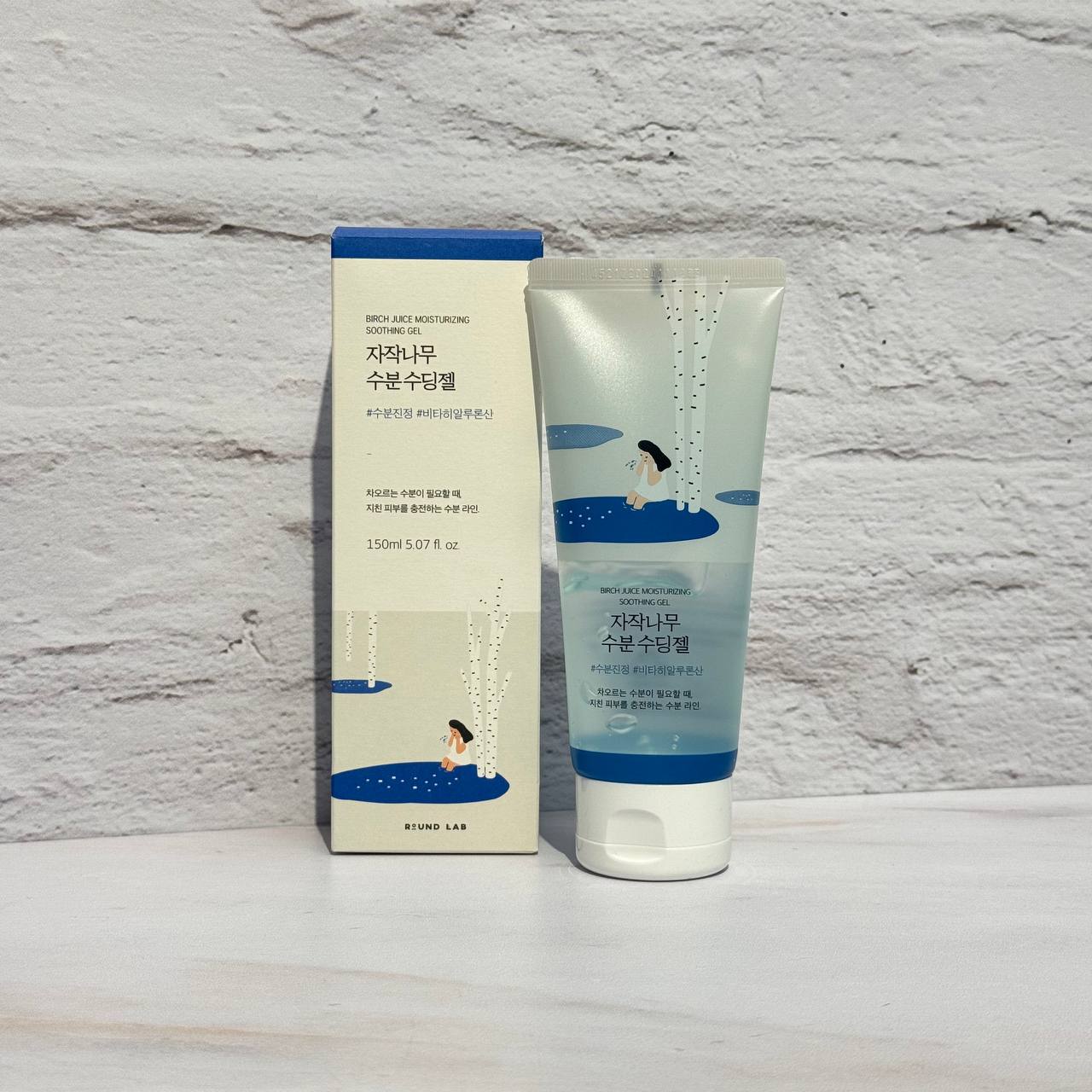 ژل تسکین دهنده و مرطوب کننده شیره توس راندلب ROUND LAB Birch Moisturizing Soothing Gel