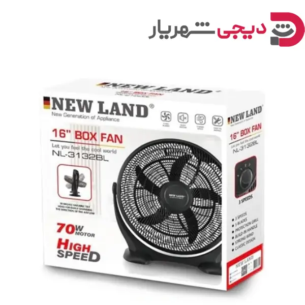 پنکه رومیزی نیولند NL-3132BL