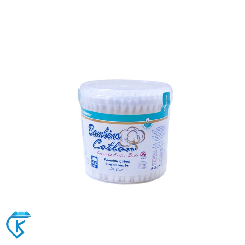 گوش پاک کن 300 عددی ترکیه Bambina cottons